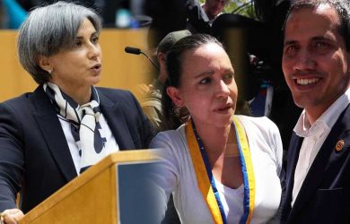 Guaidó y María Corina se reunieron con jefa de la Misión Electoral