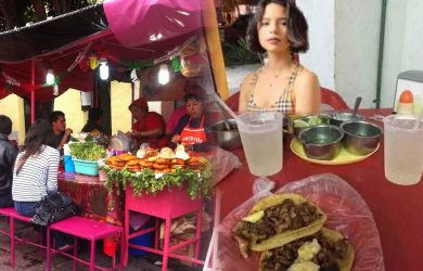 Ángela Aguilar come en puesto callejero para celebrar un éxito